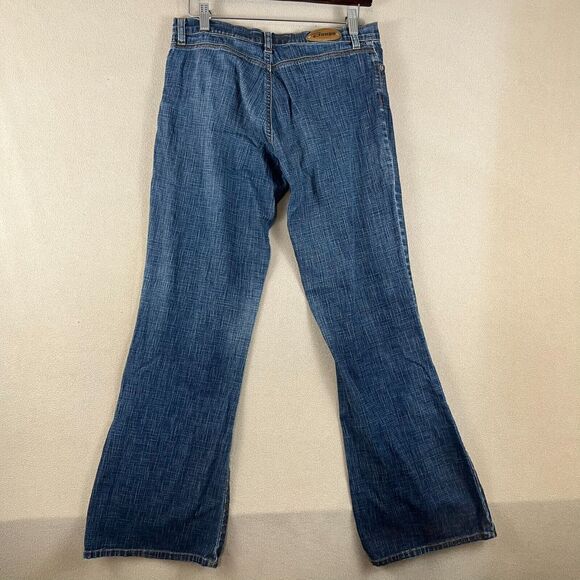 Bongo Let Me B. Jean Junior 9 Bareback Button Fly Bootcut Y2K Low Rise Flare 00s - Picture 2 of 7